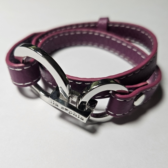 Magenta Lia Sophia Wrap Bracelet - Picture 1 of 1